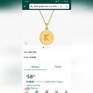 Repackaged Kate Spade necklace